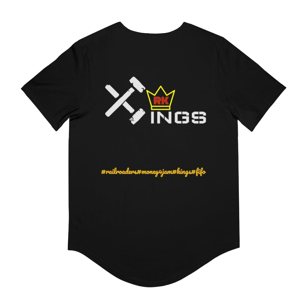 Men's Jersey Curved Hem Tee