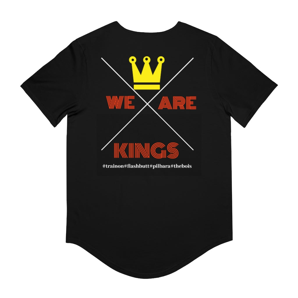 Men's Jersey Curved Hem Tee