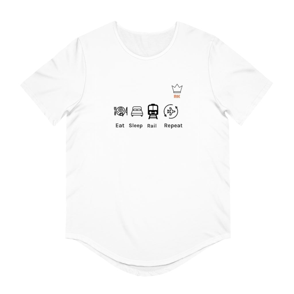 Men's Jersey Curved Hem Tee