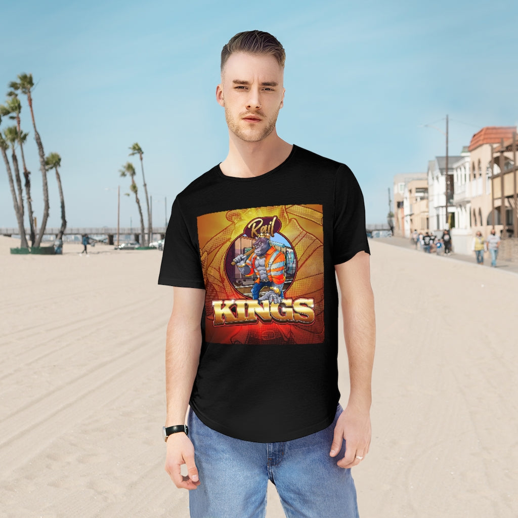 Men's Jersey Curved Hem Tee