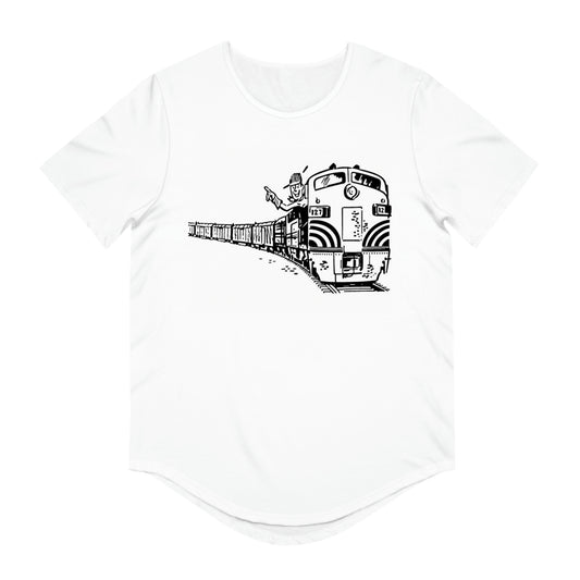 Men's Jersey Curved Hem Tee