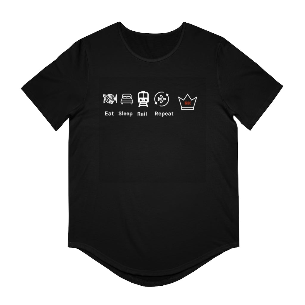 Men's Jersey Curved Hem Tee