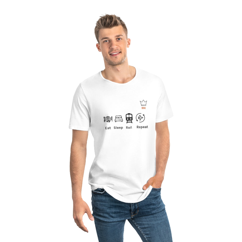 Men's Jersey Curved Hem Tee
